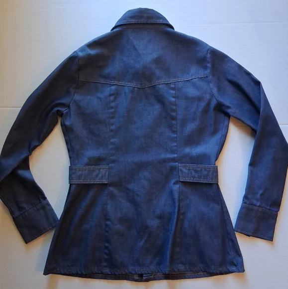 Vintage 1970'S Levi's Orange Tab Denim Field Jacket Sz M - Picture 8 of 10